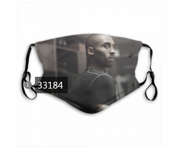 2021 NBA Los Angeles Lakers #24 kobe bryant 33184 Dust mask with filter->nba dust mask->Sports Accessory